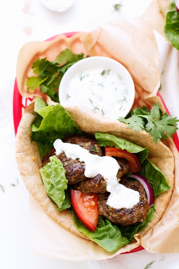 20-Minute Greek Gyros with Tzatziki Sauce