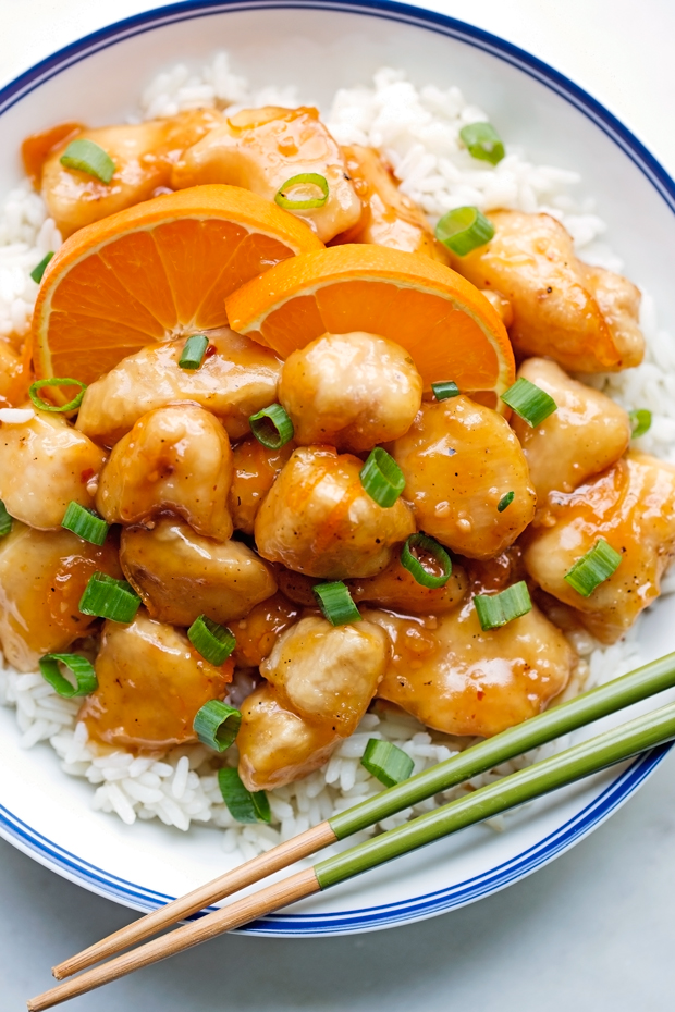 Lighter Orange Chicken