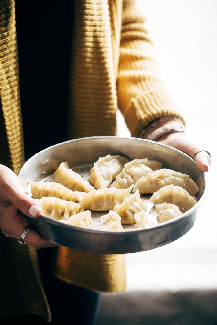 Crazy Good Potstickers with 3-Ingredient Dipping Sauce