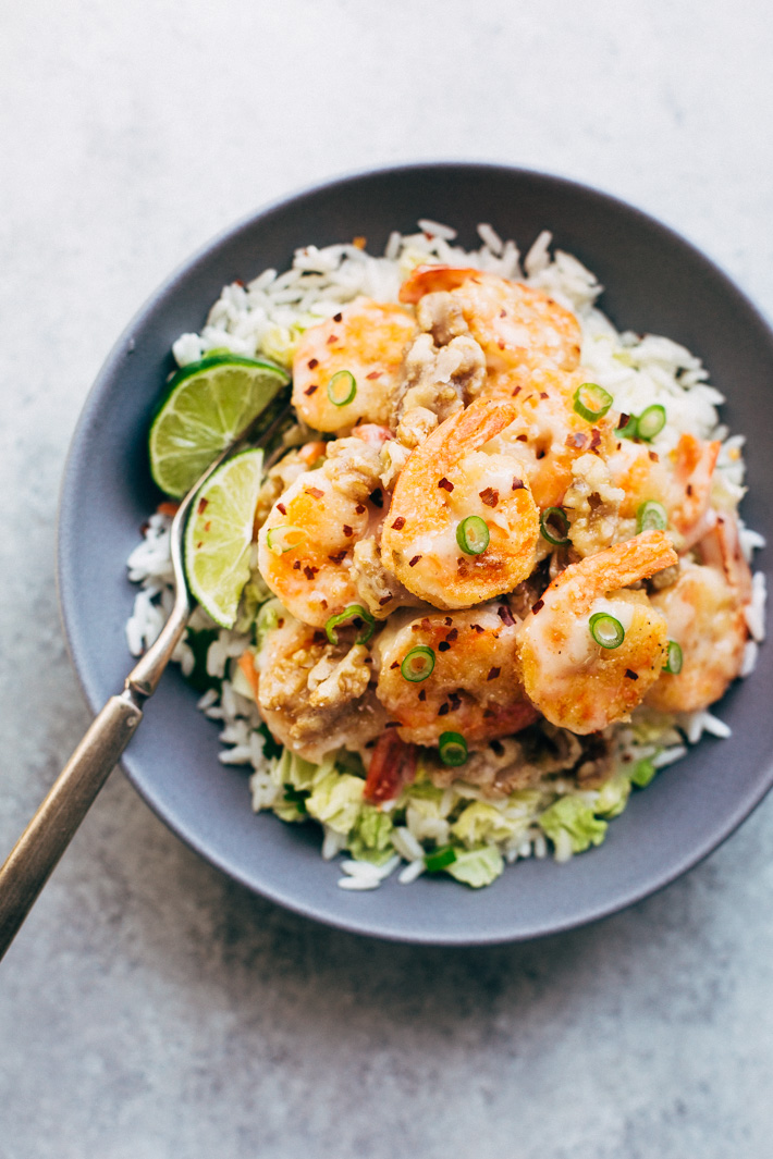 Lighter Honey Walnut Shrimp