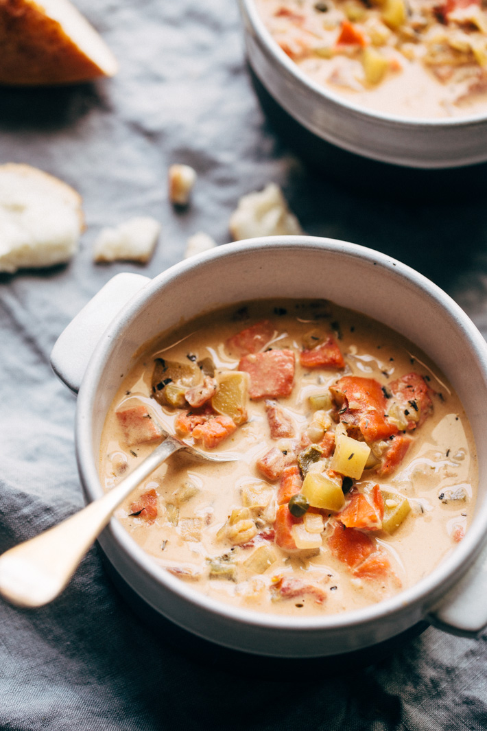 Seattle-Style Smoked Salmon Chowder