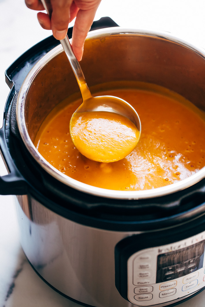 Instant Pot Cajun Butternut Squash Soup