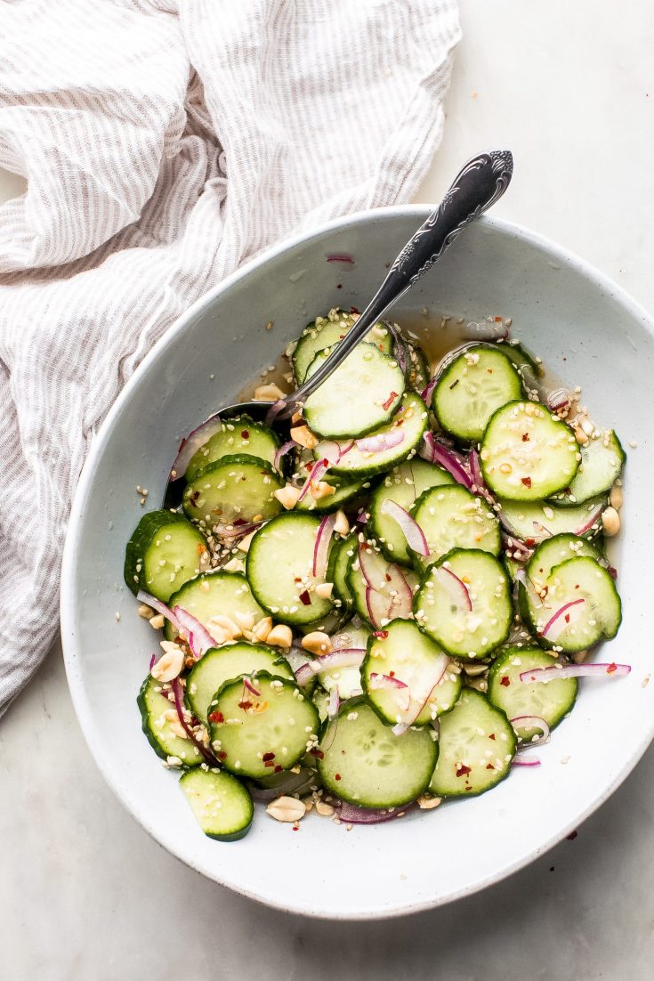 Sweet and Tangy Thai Cucumber Salad