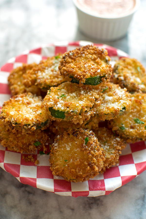 Crunchy Zucchini Parmesan Crisps